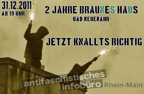 Heute Morgen durchsuchten die Ermittlungsbehörden die Wohnungen von etwa 30 Neonazis im ganzen Bundesgebiet mit Schwerpunkt im nördlichen Rheinland-Pfalz. Gegen 24 Neonazis wurde Haftbefehl erlassen, den Mitgliedern des „Aktionsbüro Mittelrhein“...