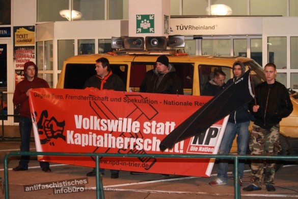 NPD-Kundgebung in Trier am 24. Januar 2013